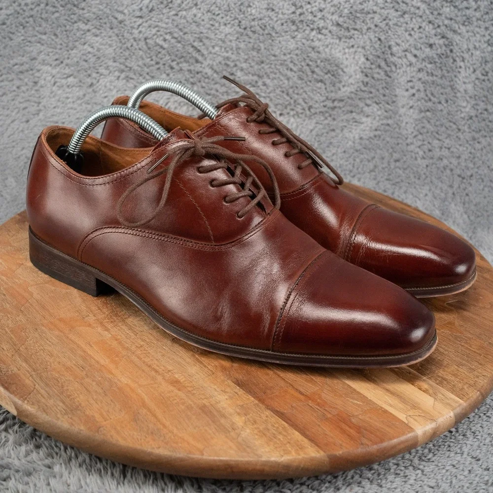 Florsheim CORBETTA Men's Classic CAP Toe Oxford Leather Dress Shoe Size 9.5 D